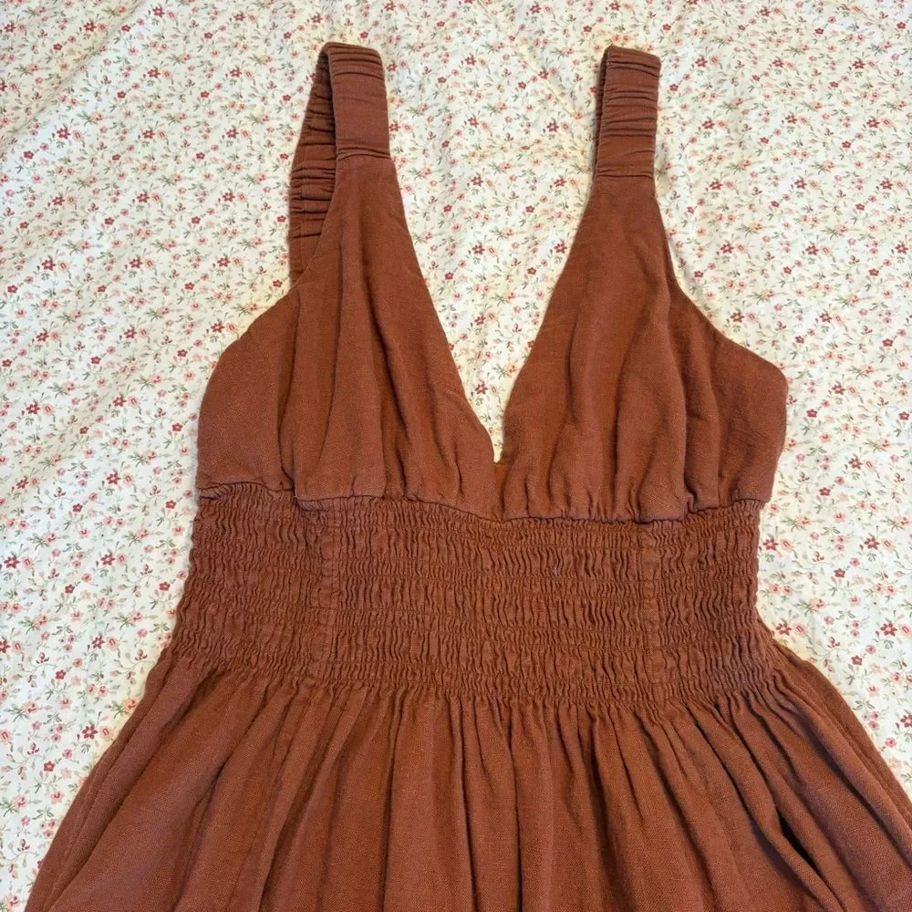 Abercrombie and Fitch Scrunchie Strap Maxi Dress - Picture 6 of 10